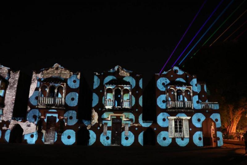Miles de personas han disfrutado de las grandes obras que se presentan en el Festival Internacional de las Luces (Filux) 2022 en Mérida