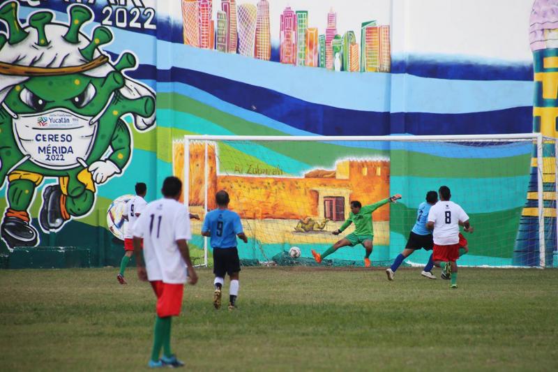 México consigue su pase a los octavos de final, en el Mundialito Cereso 2022