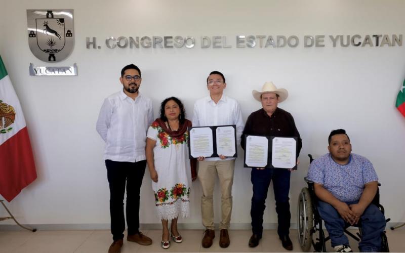 Envía el Gobernador Joaquín Díaz Mena Iniciativa de Ley para la Inclusión Laboral de personas con discapacidad