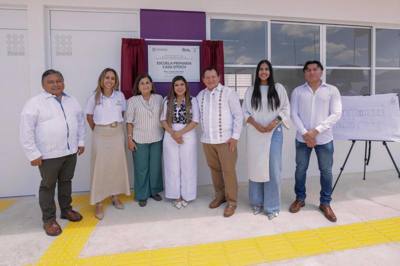 ENTREGAN AULAS SEGURAS Y DIGNAS PARA NIÑAS, NIÑOS Y JÓVENES DE CASA OTOCH