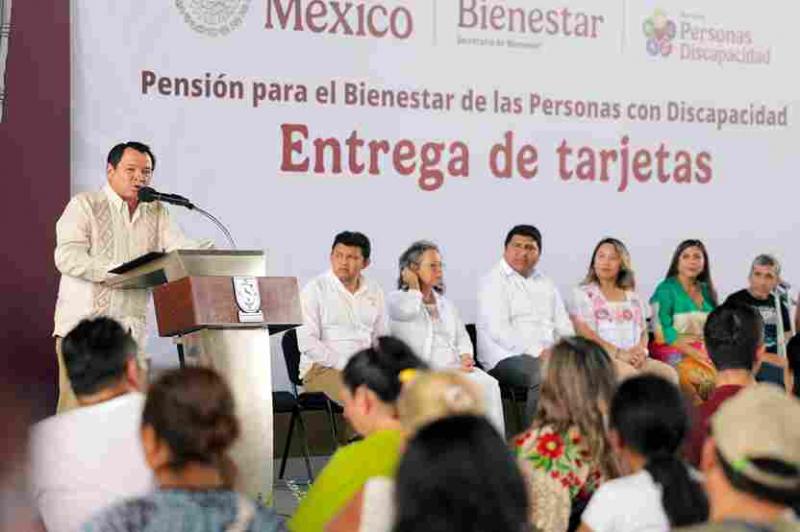 Yucatán garantiza pensión a personas con discapacidad