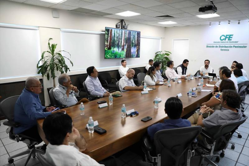 Gobierno de Yucatán y CFE inician mesas de trabajo en materia energética