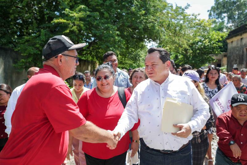 Gobierno del Renacimiento Maya atiende demanda histórica en Motul