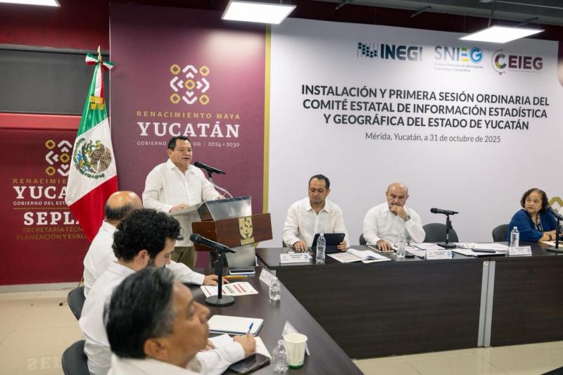 Gobierno de Yucatán fortalece decisiones con información estadística precisa